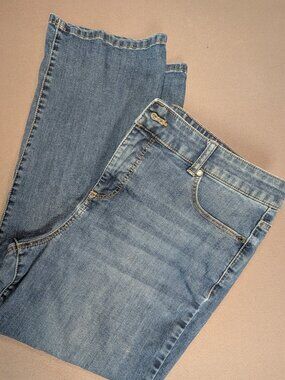 Talbots Women's Flattering 5 Pocket Crop Jeans 16